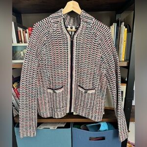 NIC+ZOE Tuck Stitch Colorwheel Jacket NWT M